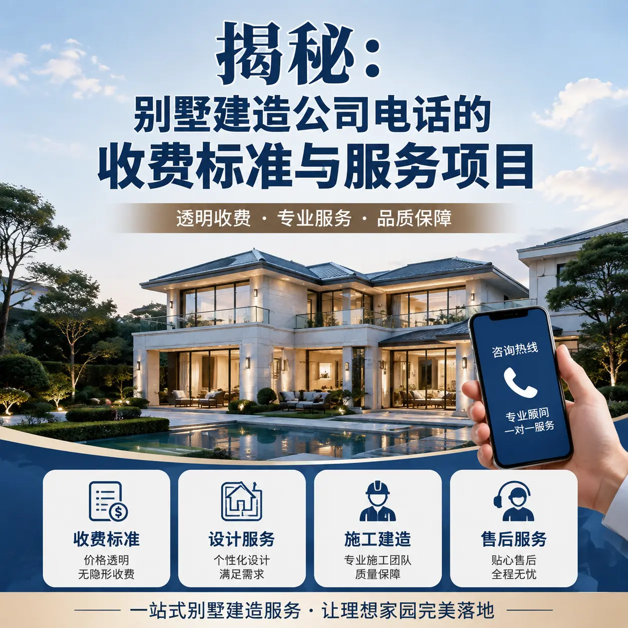 揭秘：惠水别墅建造公司电话的收费标准与服务项目