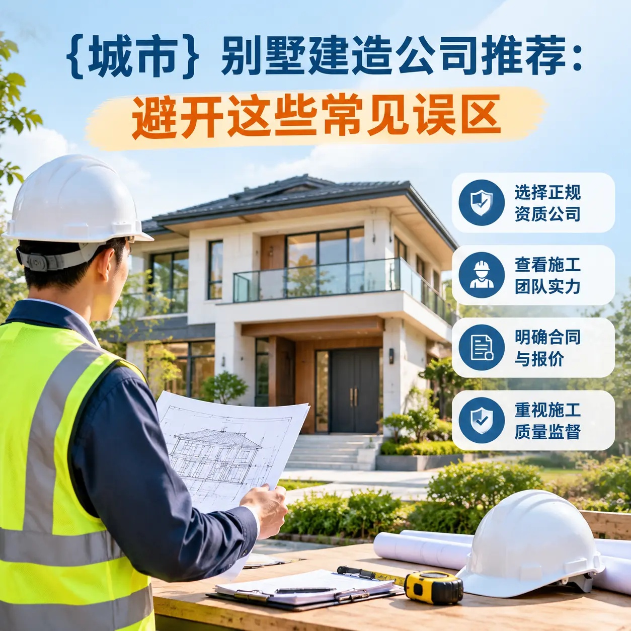 惠水 别墅建造公司推荐:避开这些常见误区