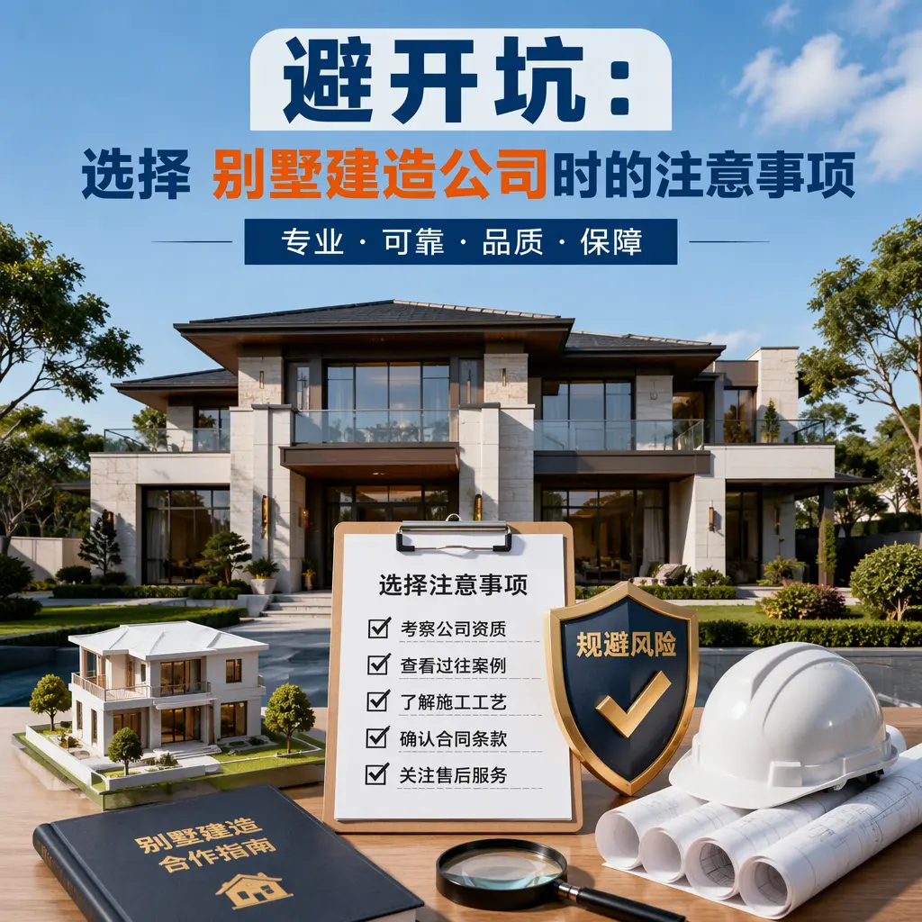避开坑：选择 惠水 别墅建造公司时的注意事项