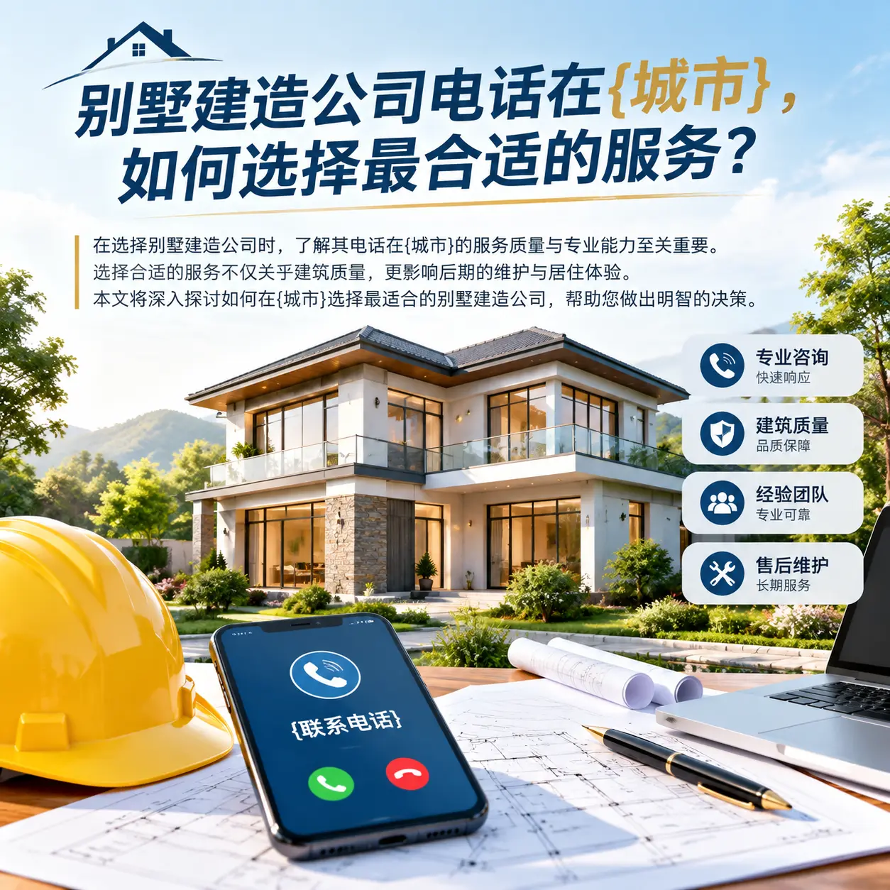 别墅建造公司电话在惠水，如何选择最合适的服务？