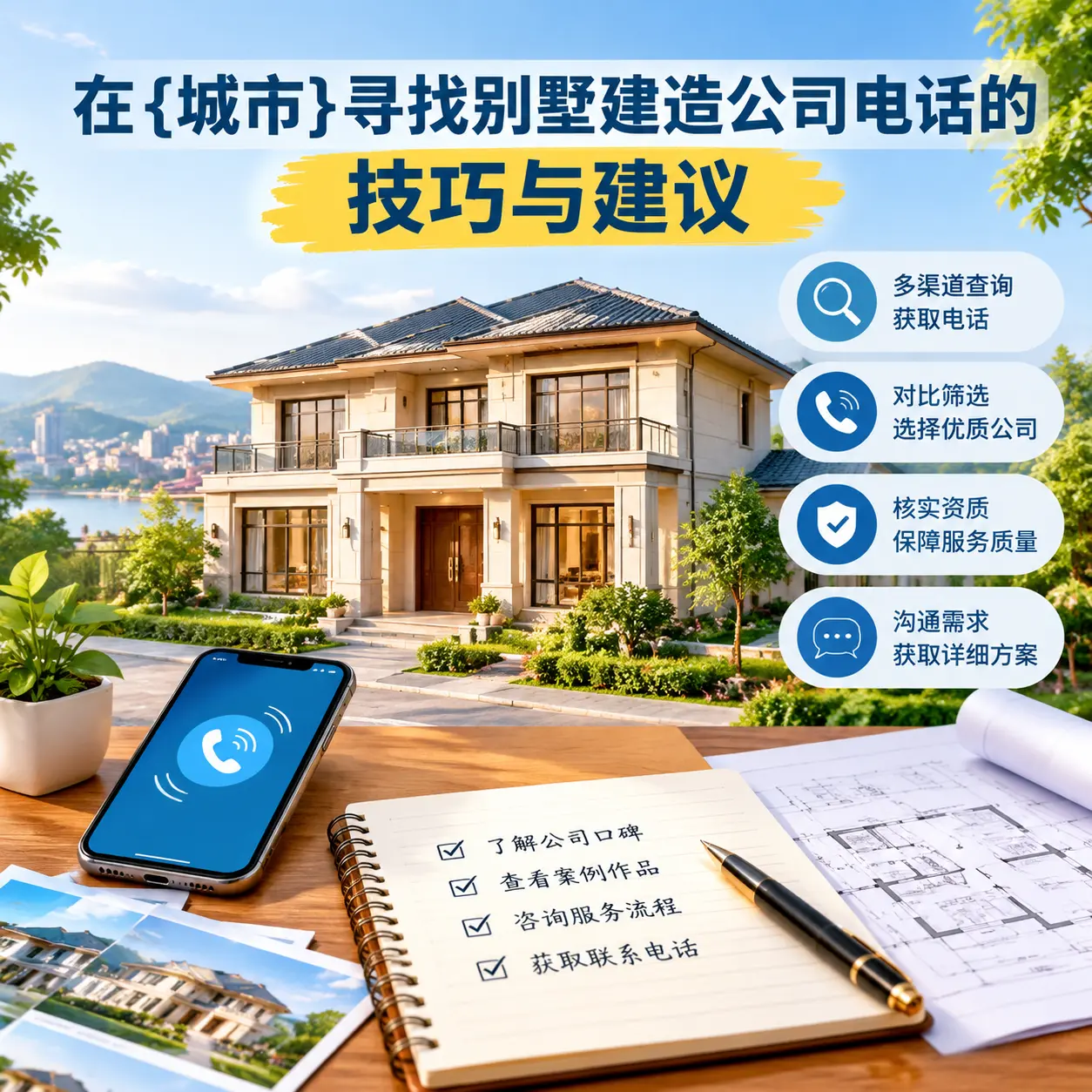 在惠水寻找别墅建造公司电话的技巧与建议