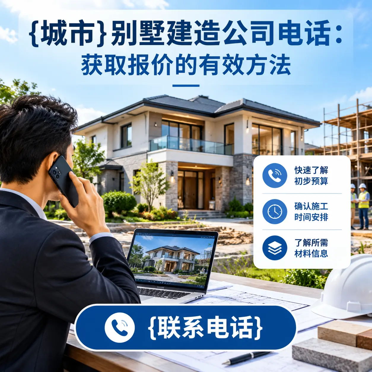 惠水别墅建造公司电话:获取报价的有效方法