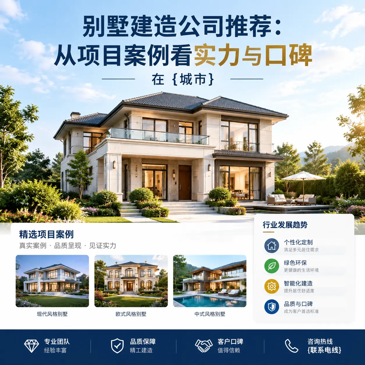 别墅建造公司推荐：从项目案例看实力与口碑在 惠水